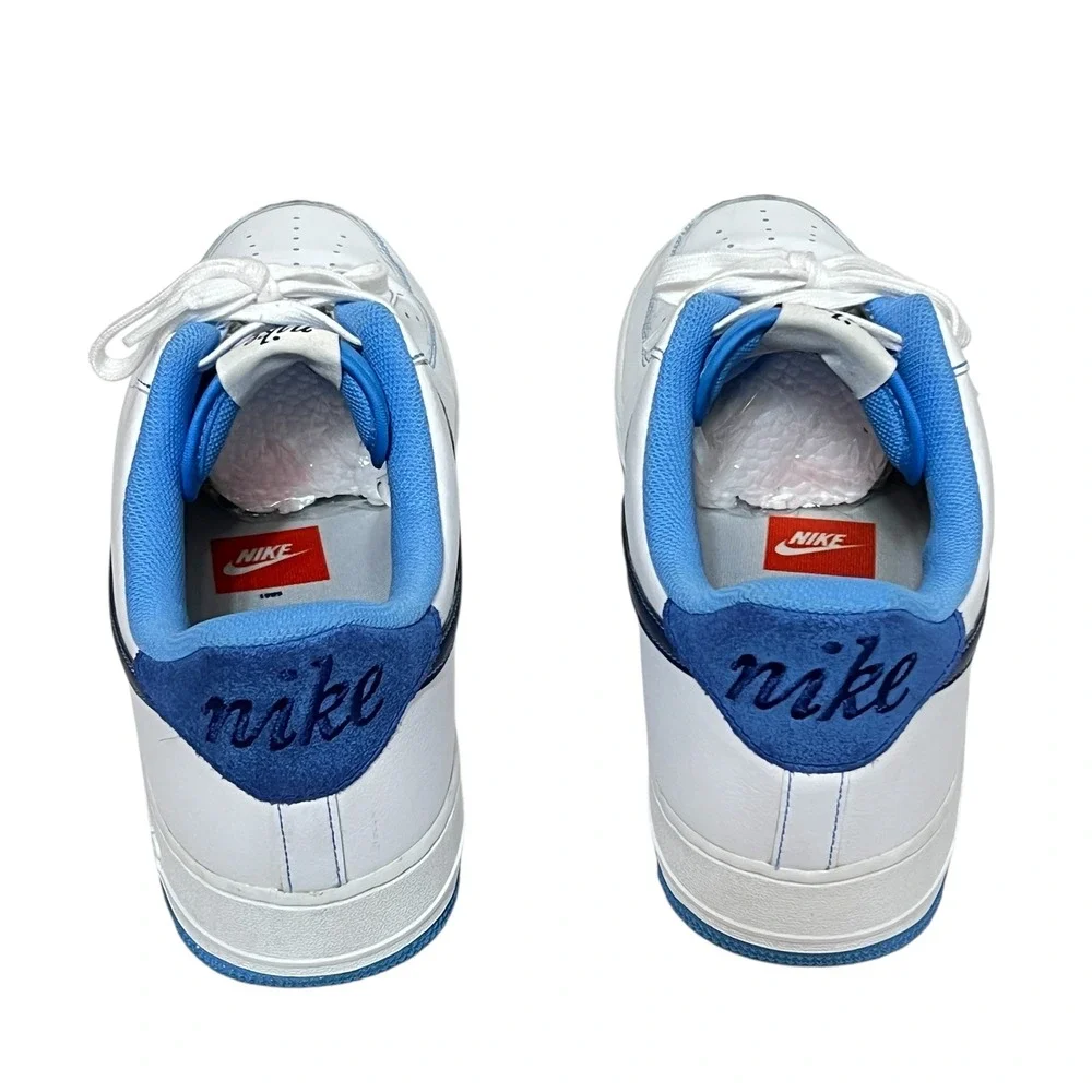 Nike Air Force 1 '07 First Use White University Blue Mens 14 Sneakers DA8478 100
